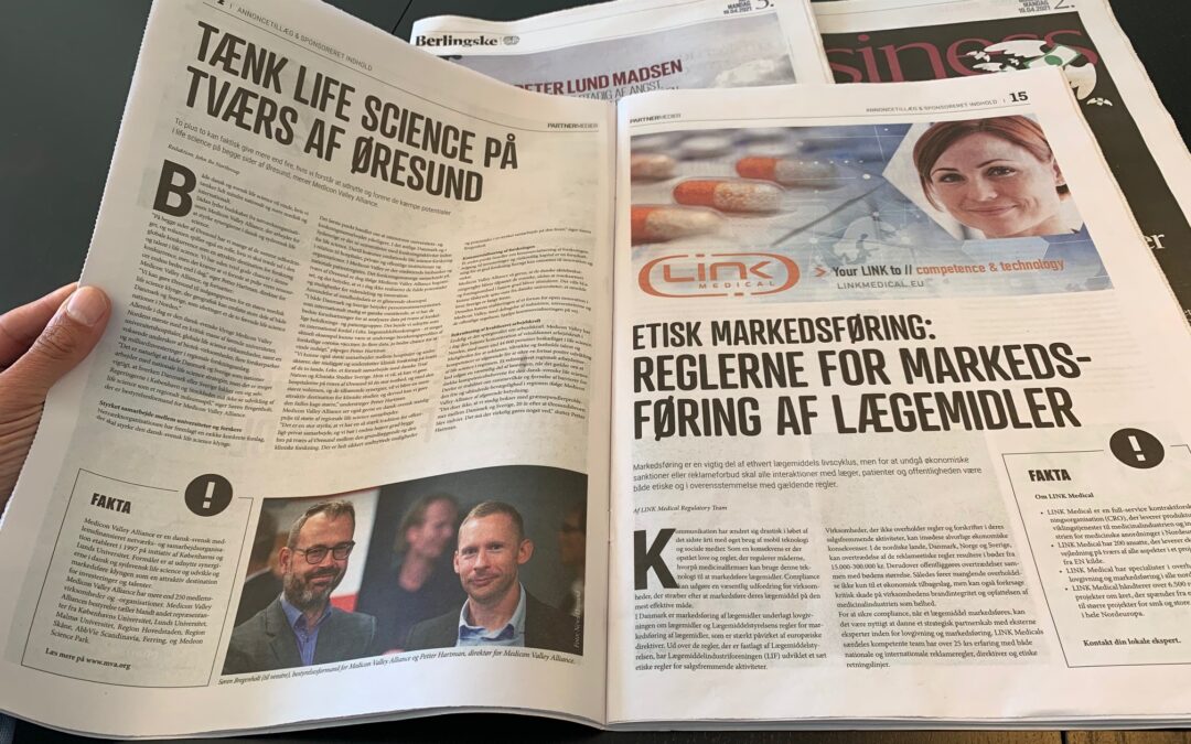 The national Danish life science strategy and the need to integrate the Medicon Valley perspective