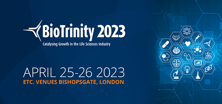 Register for BioTrinity 2023 in London with your 15 % MVA-member discount