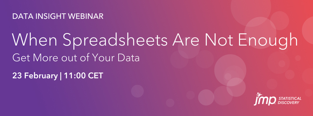 When Spreadsheets Are Not Enough: Get More out of Your Data